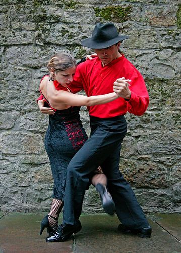 Tango dancers from Argentina