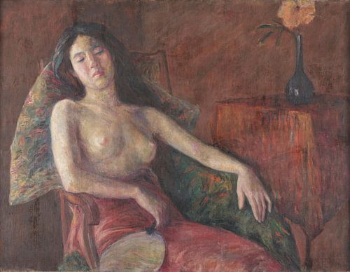 Li Shutong, Semi-Naakte Vrouw - 1909