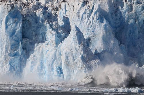 Columbia-gletsjer in Prince William Sound op de westelijke Alaska Chugach Mountains nabij Valdez, Al