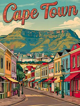 Bezaubernder Kunstdruck von Kapstadt
