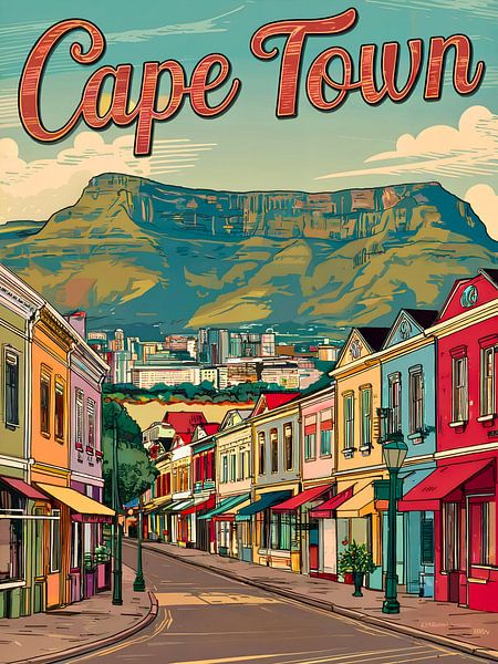 Bezaubernder Kunstdruck von Kapstadt von Robert Swaine