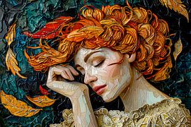 malerisches Bild einer Frau