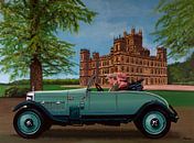 Downton Abbey Schilderij 4 Highclere Castle van Paul Meijering thumbnail