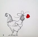 HeartFlow Chicken sur Helma van der Zwan Aperçu