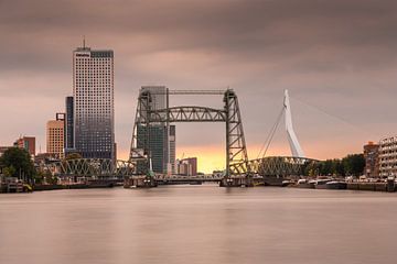Skyline von Rotterdam von Ilya Korzelius