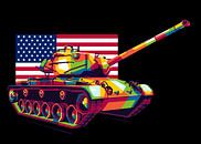 M47 Patton in WPAP Illustration by Lintang Wicaksono thumbnail
