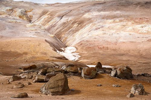 Island braune Landschaft