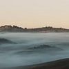 Ochtendnevel over het Toscaanse landschap van Besa Art