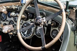 Gebürstetes Bentley Armaturenbrett aus Aluminium der 1920er-Jahre
