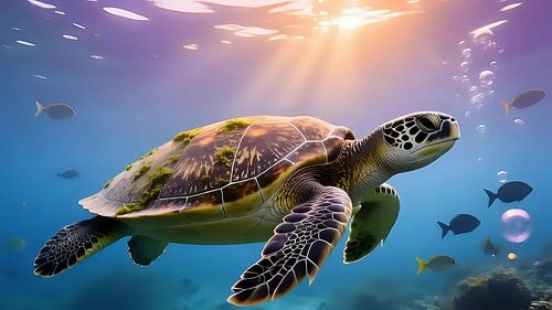 Kleurverloop van diepte