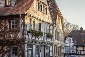 Fachwerkhäuser in der Altstadt von Bad Homburg von Christian Müringer