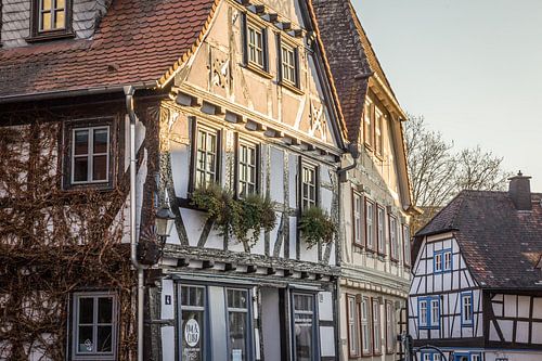 Fachwerkhäuser in der Altstadt von Bad Homburg