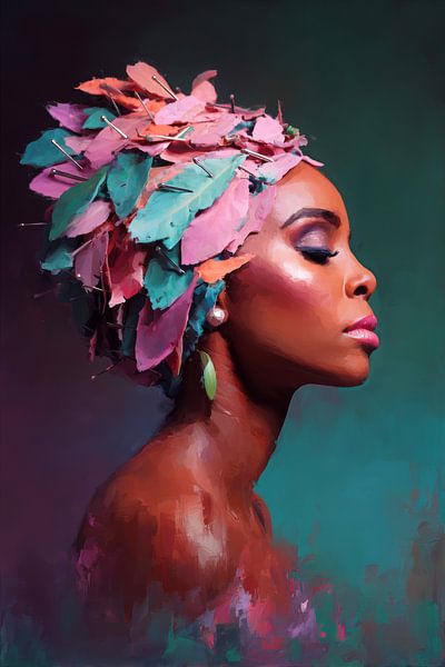 Crown of Colours - Silent Power in Portrait by But First Framing