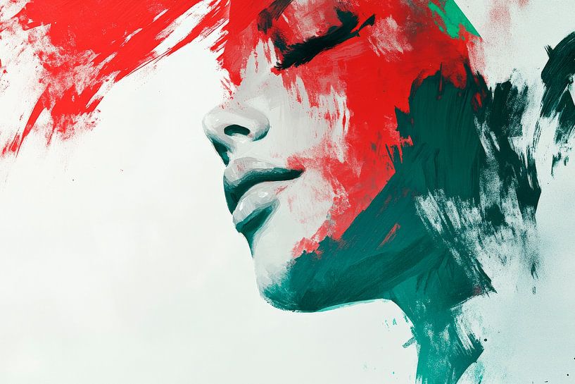 Farbenfrohe Träume – Lebendige Seele von Poster Art Shop