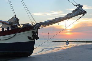 Sonnenuntergang auf Ameland