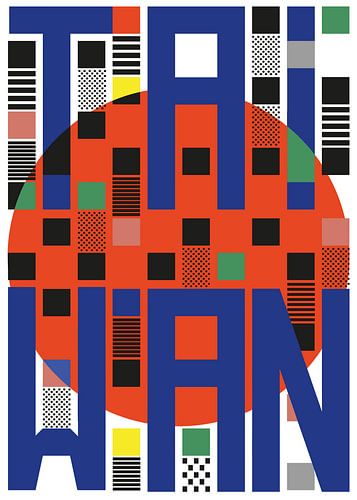 Taiwan Pop Art Typography