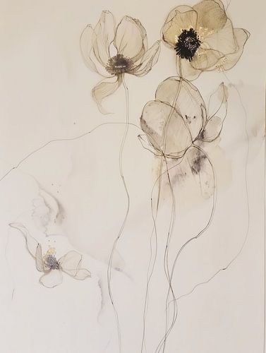 Bloemen in Japandi stijl