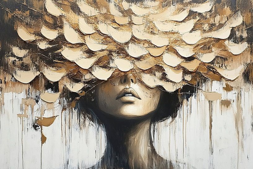 Women's Gold | Shrouded Mystique by Wonderful Art