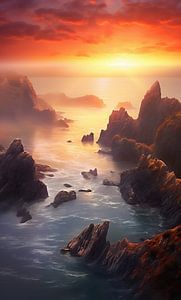 Goldene Stunde am Meer