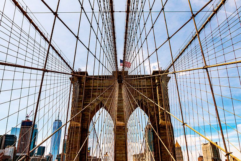 Brooklyn Bridge, New York, USA by Barbara Merlone