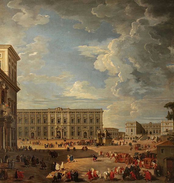 View of Piazza del Quirinale, Giovanni Paolo Pannini by Masterful Masters