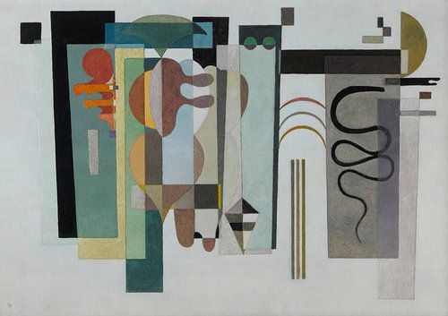 Twee groene punten, Wassily Kandinsky