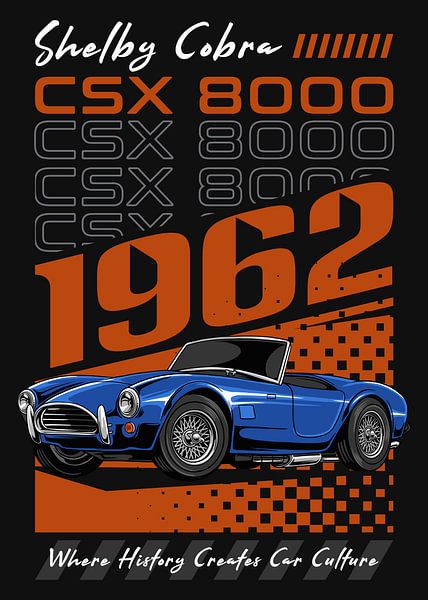 Shelby Cobra CSX 8000 Muscle Car von Adam Khabibi