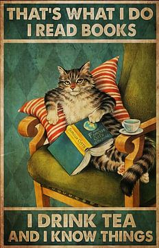 That's What I Do, Bücher lesen, Tee trinken und Geschenkideen für Katzenliebhaber kennen