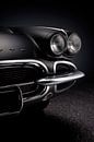 1962 Chevrolet Corvette C1 Convertible black chrome front by Thomas Boudewijn thumbnail