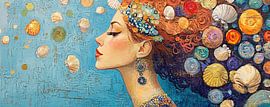 Shell woman by Eye catching paintings