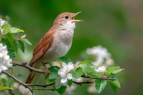 Nightingale (Luscinia megarhynchos)