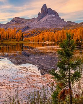 Lago Federa, Dolomieten, Italië van Henk Meijer Photography