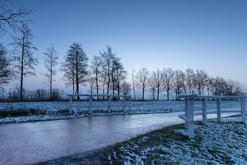 Winters landschap in de Alblasserwaard van SchumacherFotografie