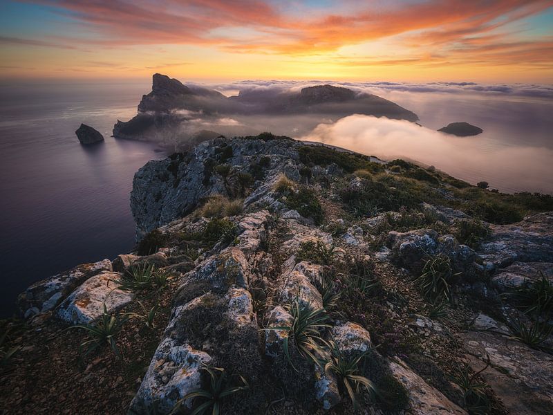 Mallorca Cap de Formentor zonsopgang van Jean Claude Castor