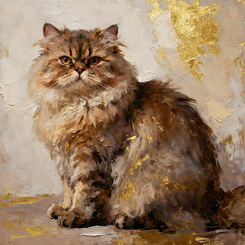 Kattenkunstcollectie - Perzische kat van Johannas Art Creations