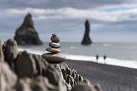 homme de pierre sur la côte de Vik (Islande) par eusphotography Aperçu