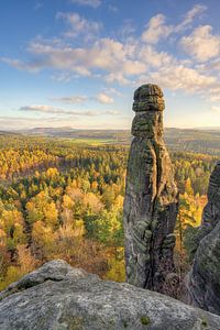 Barbarine in Saksisch Zwitserland van Michael Valjak