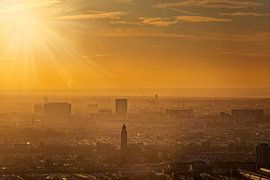 Luftaufnahme des Stadtzentrums von Den Haag von gaps photography