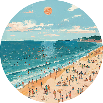 Zomer Strand van Kunst Kriebels