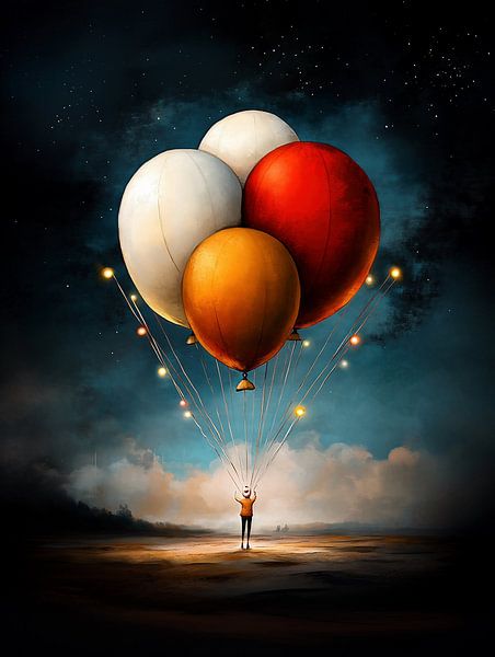 Zerfließende Horizonte von fernlichtsicht