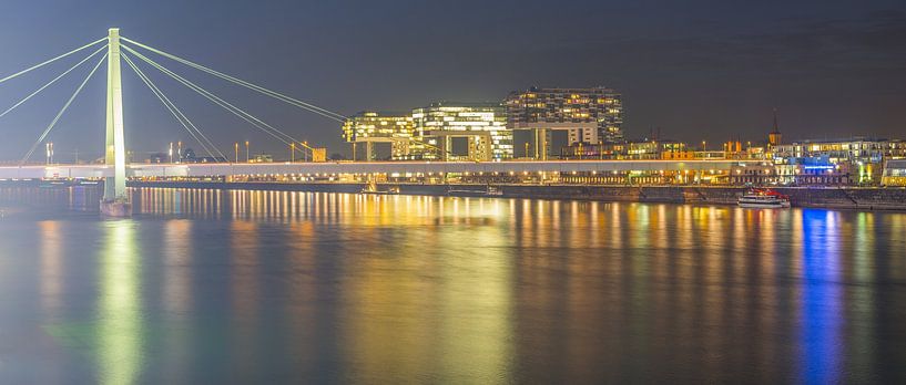 Rheinauhafen in Keulen van Walter G. Allgöwer