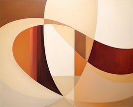 Formen der Erde von Abstraktes Gemälde