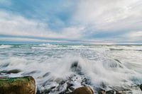 Ostseewellen Kreideküste Insel Rügen