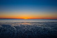 Zonsondergang bij Zeelandbrug