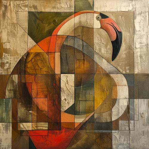 Geometric flamingo