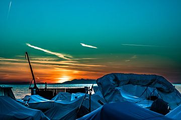 Lido di Tarquinia sunset.