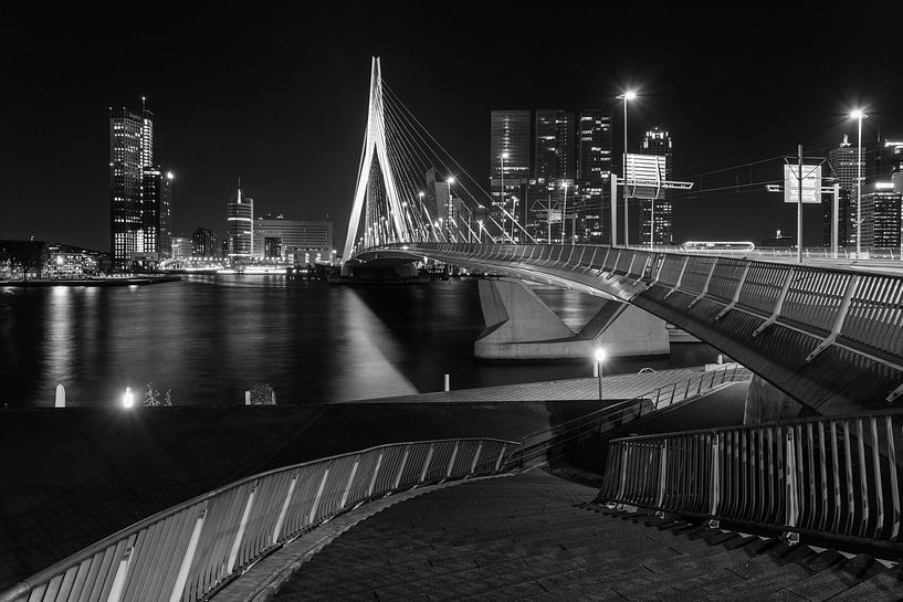 Erasmusbrug Rotterdam  by Dion van den Boom