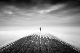 Tomorrow Man artwork on Knokke-Heist breakwater by KC Photography