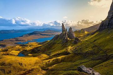 Old man of Storr im Sonnenuntergang von Peter Schray