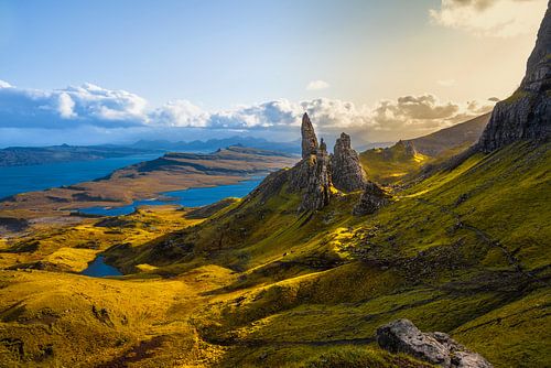 Old man of Storr at sunset